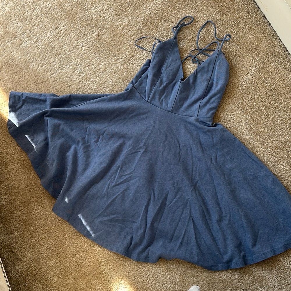 Windsor blue short dress